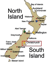 NZ map